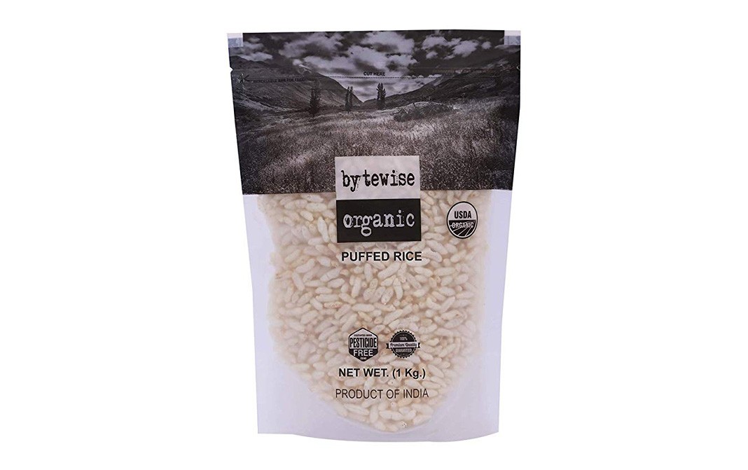 Bytewise Organic Puffed Rice   Pack  1 kilogram
